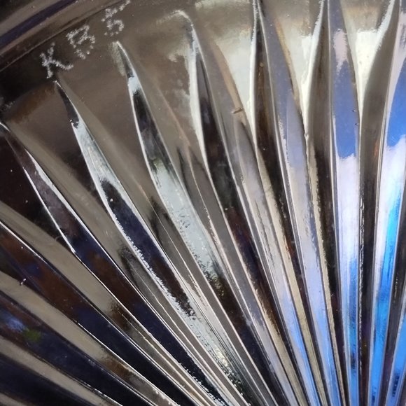 Gift idea ? Pink glass platter and bowl (2 items) - Picture 4 of 4